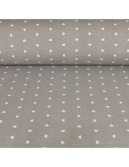 Coupon coton/polyester 150 x 280 cm gris