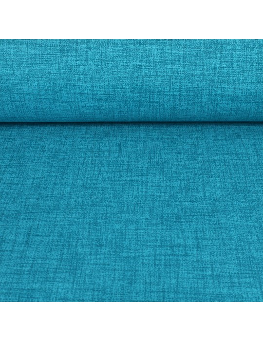 Coupon coton/polyester 150 x 280 cm bleu