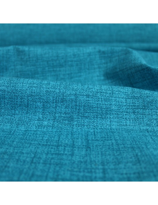 Coupon coton/polyester 150 x 280 cm bleu