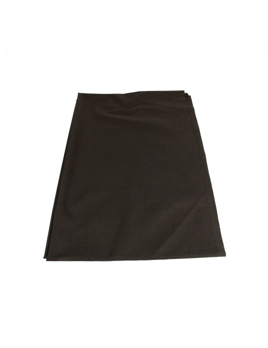 Coupon habillement toile coton/polyester 50 x 150 cm noir