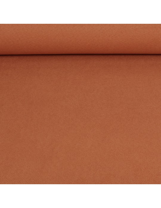 Tissu suédine 100 % polyester marron