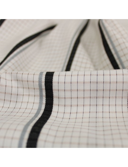 Coupon habillement coton/polyester 300 x 150 cm blanc