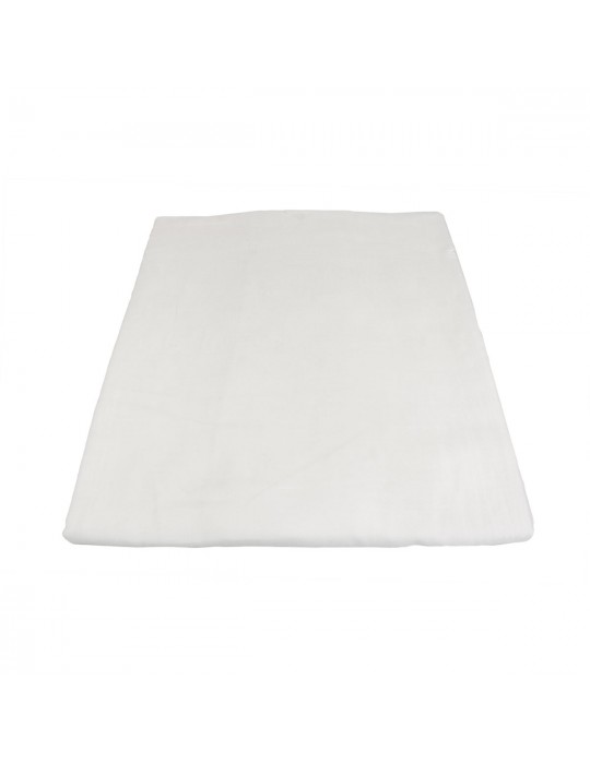 Coupon habillement coton/polyester 300 x 140/150 cm blanc