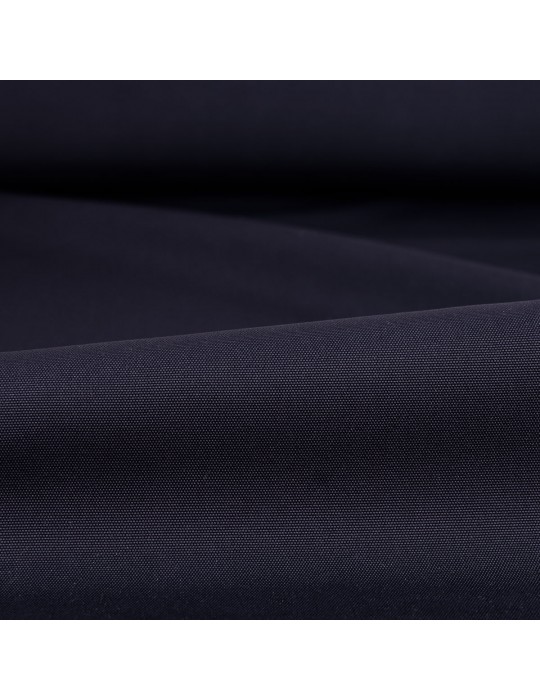 Toile imperméable bleu marine 100 % polyester noir
