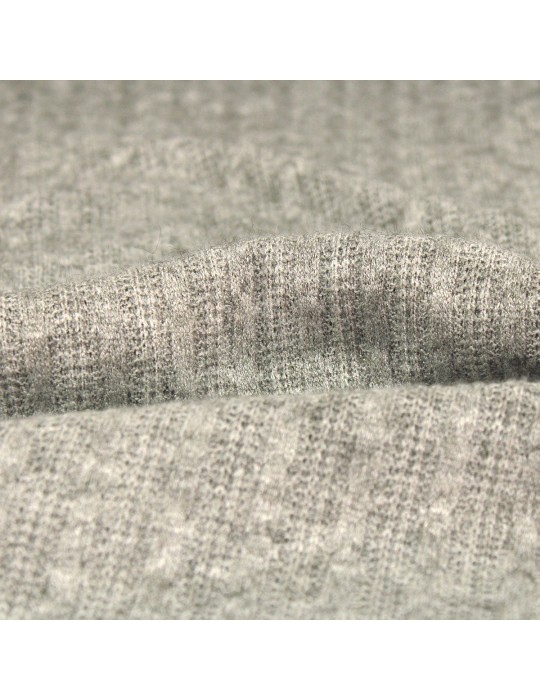Coupon habillement gris clair chiné 300 cm