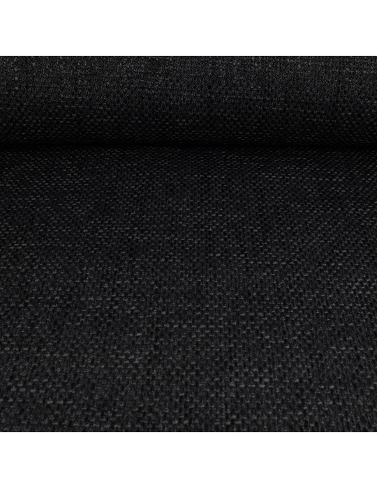 Tissu reps noir 100 % polyester
