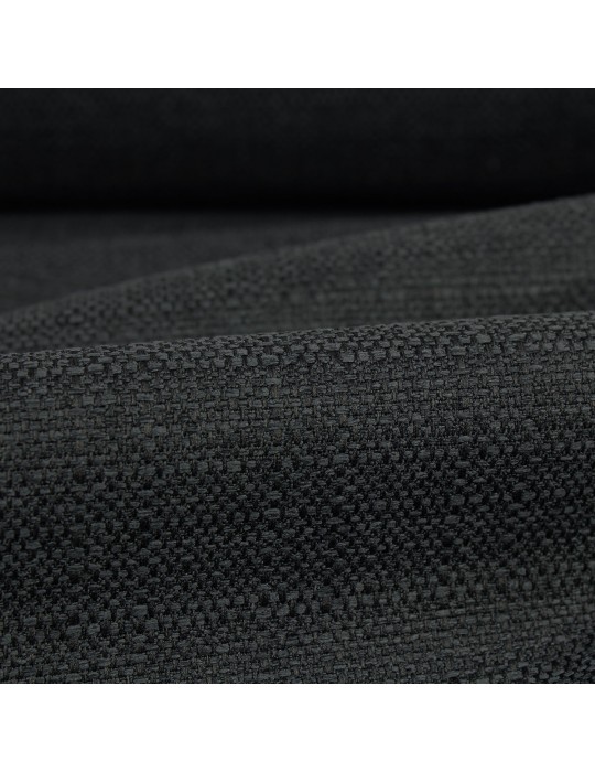 Tissu reps gris foncé 100 % polyester