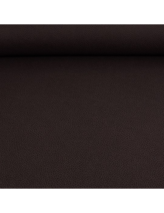 Tissu suédine aspect simili 100 % polyester marron