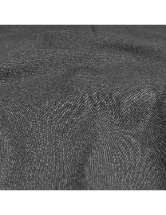 Coupon ameublement gris souris 300 x 150 cm 100 % coton