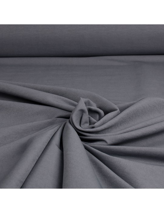 Coupon tissu bengaline stretch 300 x 140 cm argent gris