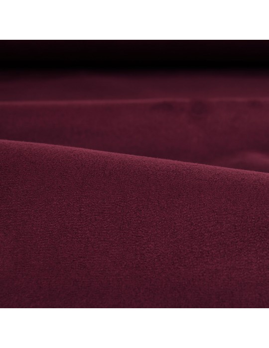 Tissu suédine violet occultant polyester