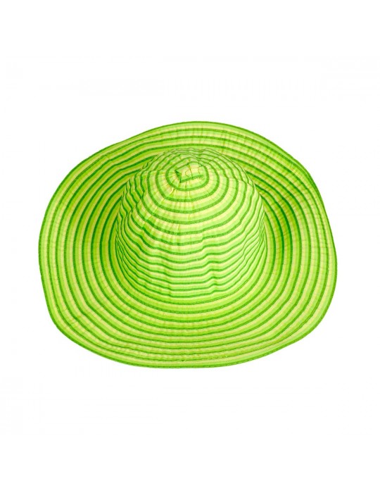 Chapeau rayures 100 % polyester TU vert