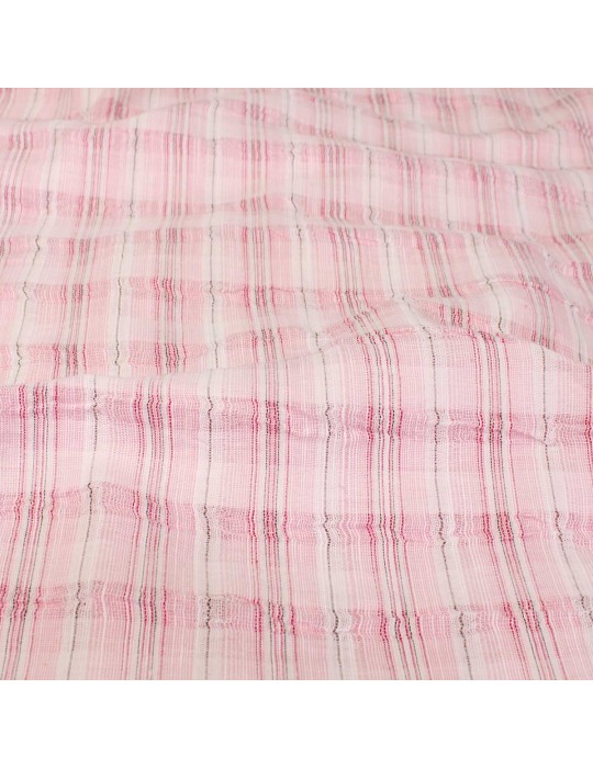 Coupon tissu d'habillement coton/EA 200 x 145 cm rose