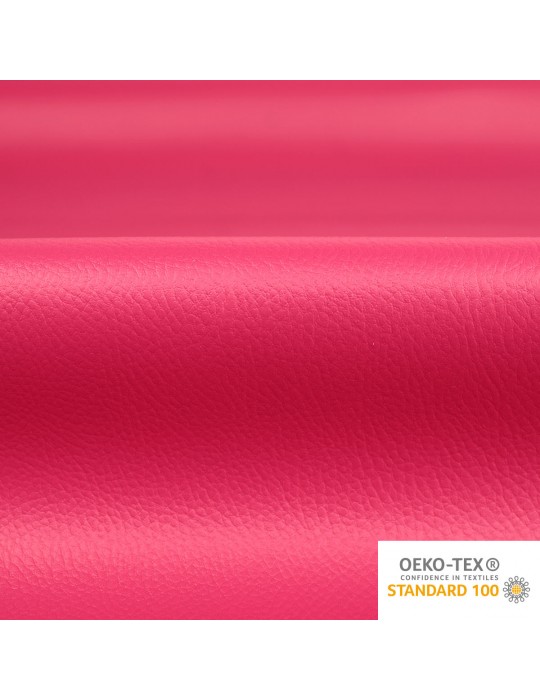 Tissu ameublement simili rose oeko-tex