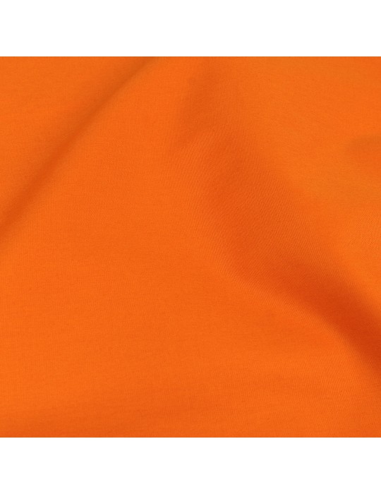 Coupon habillement uni orange 100 % coton 300 x 140 cm