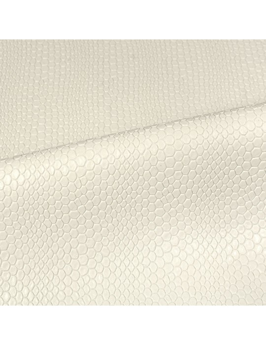 Coupon skaï écailles blanc 50 x 70 cm