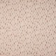 Coupon 3m Tissu Coton Imprimé Bio Haricot Vieux Rose 