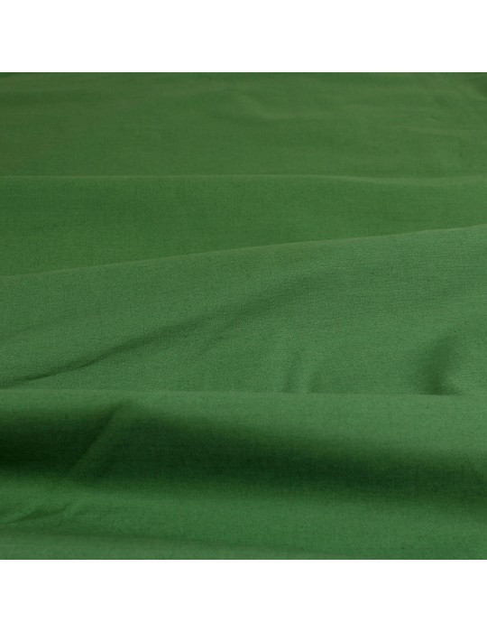 Coupon habillement vert 100 % coton 300 x 140 cm