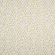 Coupon 3m Tissu Coton Imprimé Bio Haricot Ocre 
