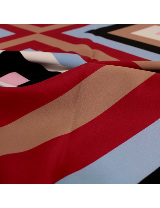 Coupon habillement polyester losange 300 x 150 cm multicolore