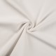 Coupon 3m Tissu Bord Cote Uni Blanc