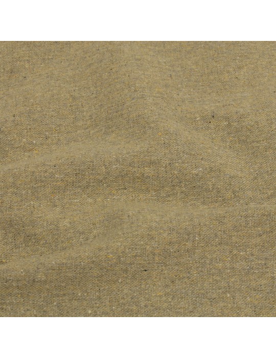 Coupon habillement 100 % coton 300 x 150 cm sable jaune