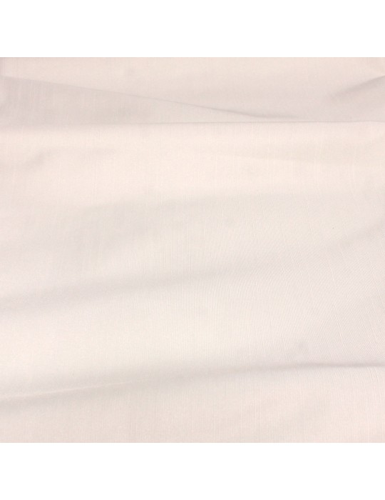 Coupon tissu d'ameublement  coton 150 x 150 cm blanc