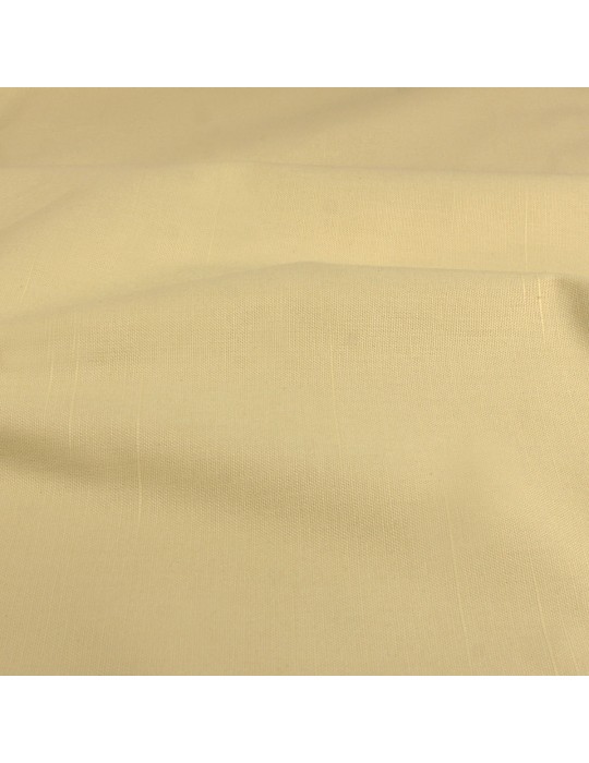 Coupon tissu d'ameublement  coton 300 x 150 cm jaune