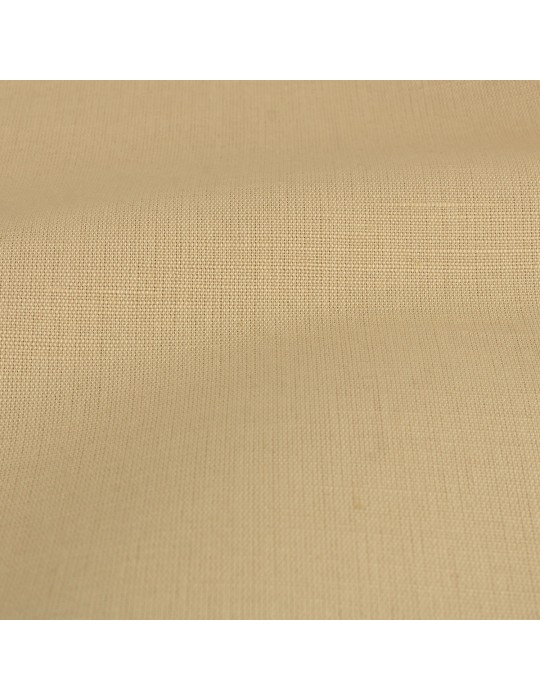 Coupon tissu d'ameublement coton 50 x 150 cm beige