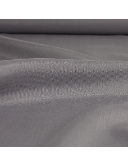 Toile unie gris souris polyester 150 cm