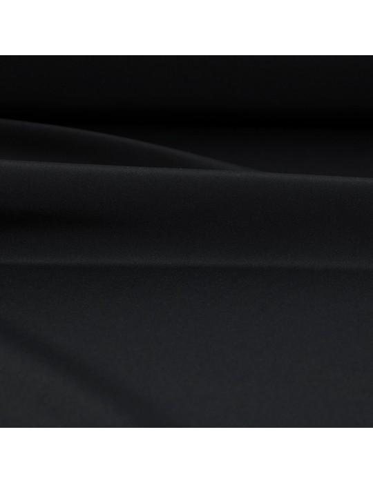 Toile unie anthracite polyester 170 cm noir