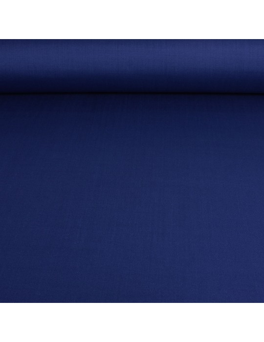 Toile unie bleu royal polyester 150 cm