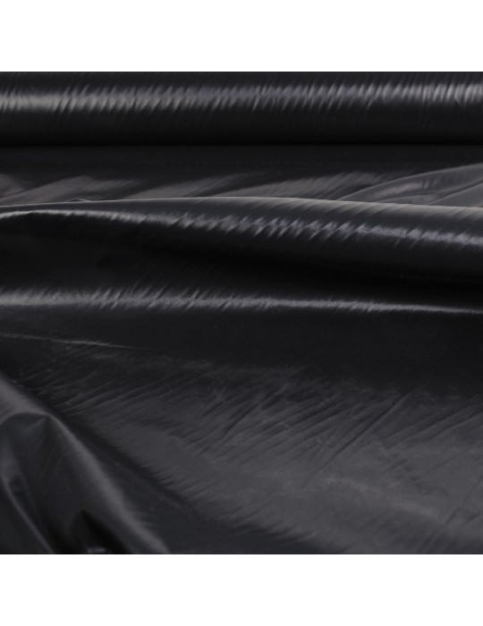 Toile unie marine imperméable polyester 155 cm noir
