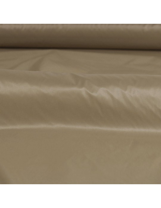 Toile unie beige imperméable polyester