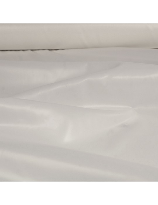 Toile unie blanche imperméable 100 % polyester 150 cm