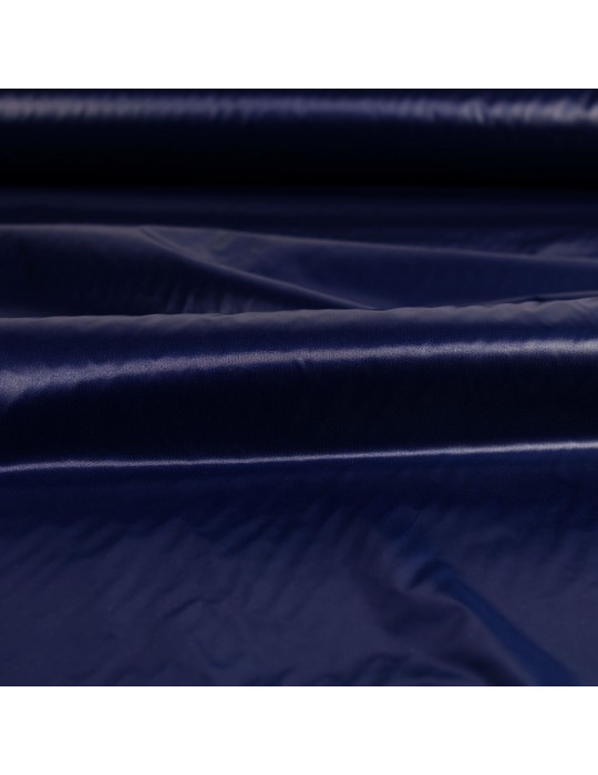 Toile unie bleu imperméable polyester 150 cm