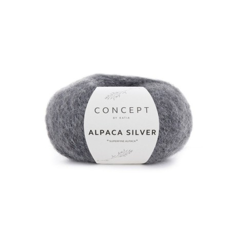 Pelote de Laine Katia Alpaca Silver 25gr