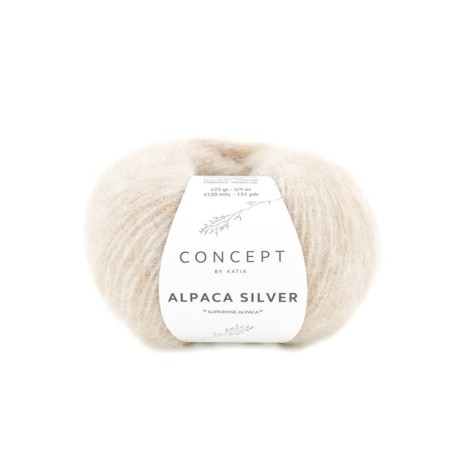 Pelote de Laine Katia Alpaca Silver 25gr