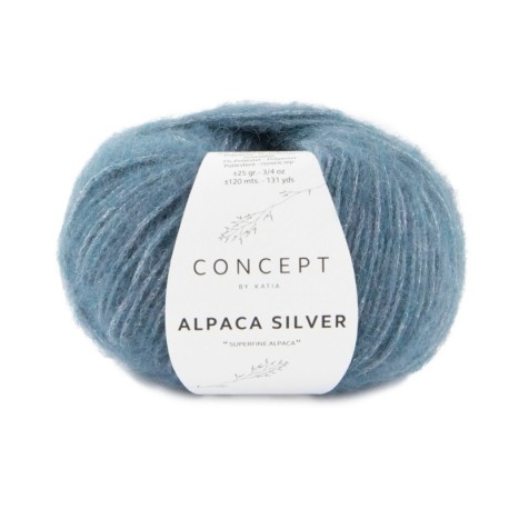 Pelote de Laine Katia Alpaca Silver 25gr