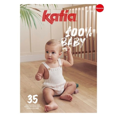Catalogue Katia N°108 Bébé Layette Printemps été 2024 