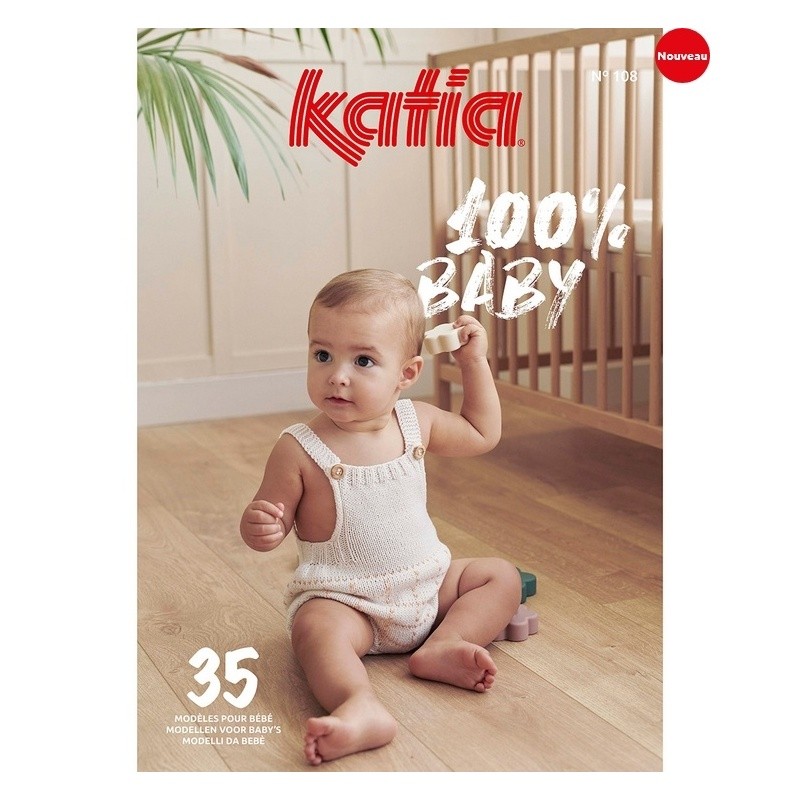 Catalogue Katia N°108 Bébé Layette Printemps été 2024 