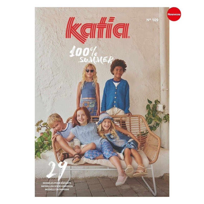Catalogue Katia N°109 Enfant Printemps été 2024 