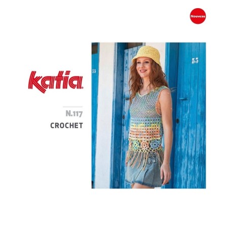 Catalogue Katia N°117 Crochet Printemps été 2024 