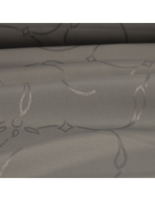Tissu nappe polyester/coton 180 cm gris