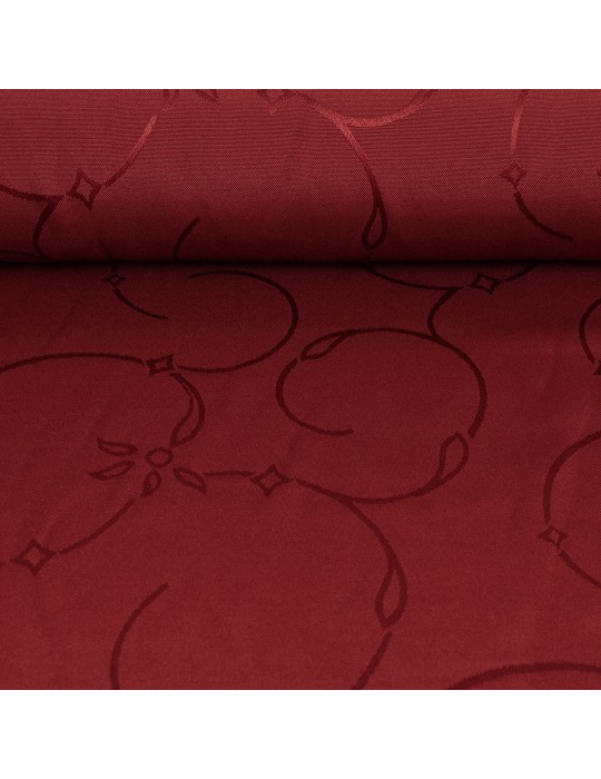 Tissu nappe polyester/coton 180 cm  rouge