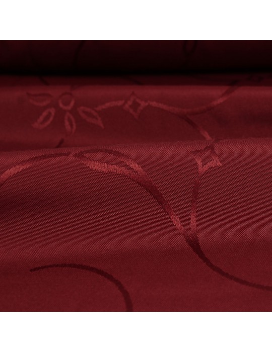 Tissu nappe polyester/coton 180 cm  rouge