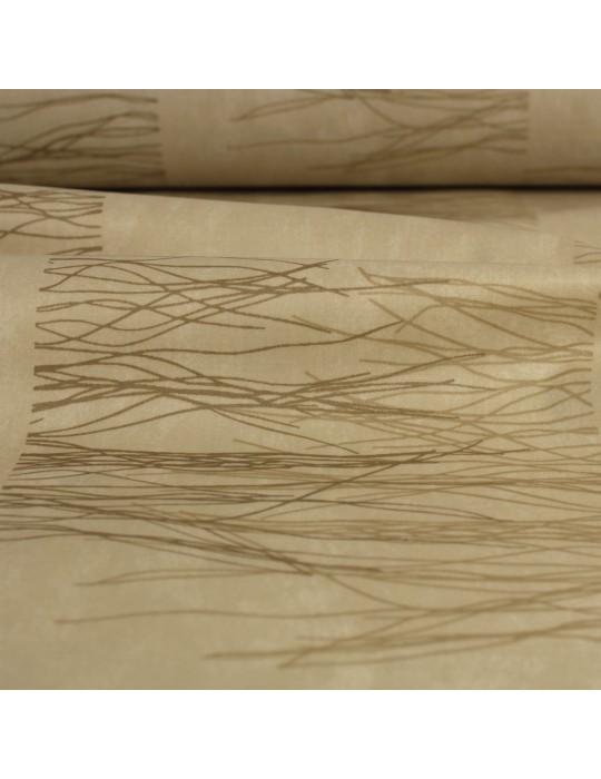 Tissu coton enduit acrylique antitache 140 cm beige