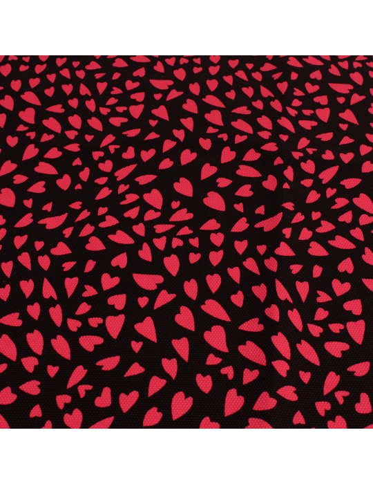 Coupon skaï imprimé 50 x 70 cm rouge