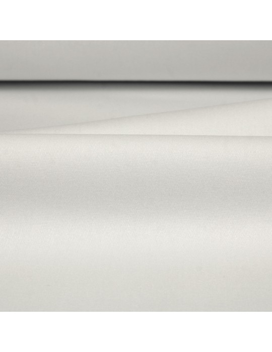 Toile unie coton/élasthanne 147 cm blanc