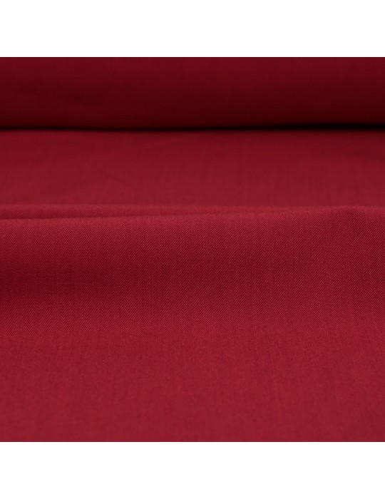 Tissu gabardine uni 150 cm rouge